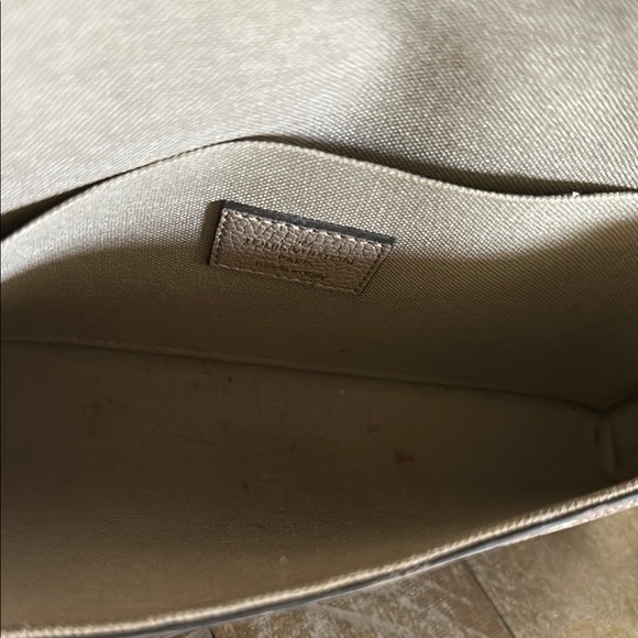 Louis Vuitton Tan Crossbody Bag with Embossed Monogram - Picture 9 of 9